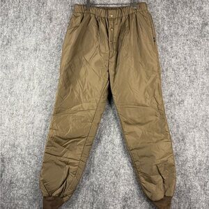 Military Cold Weather Quilted Pants - Olive Green - Size Medium Regular